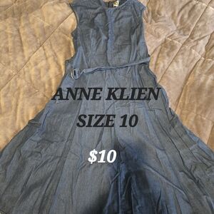 Anne Klein Indigo Denim Dress